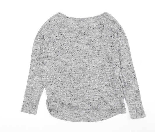 Womens UK Size S Oasis Grey Pullover Jumper