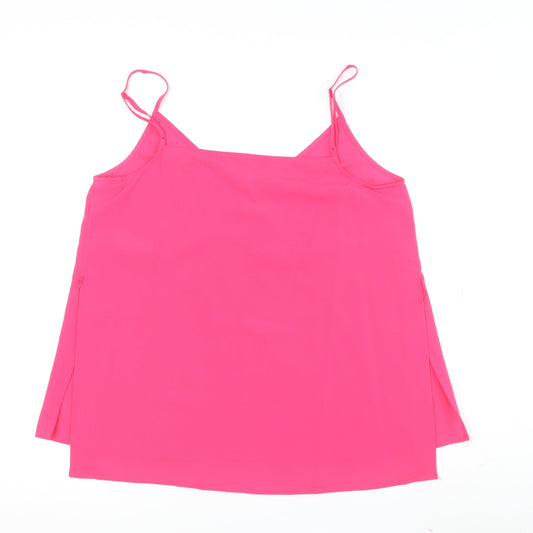 French Connection Women's Pink Camisole Tank L