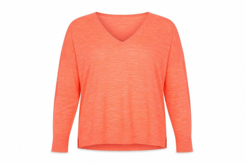 Womens UK Size XS Mint Velvet Orange Pullover Jumper
