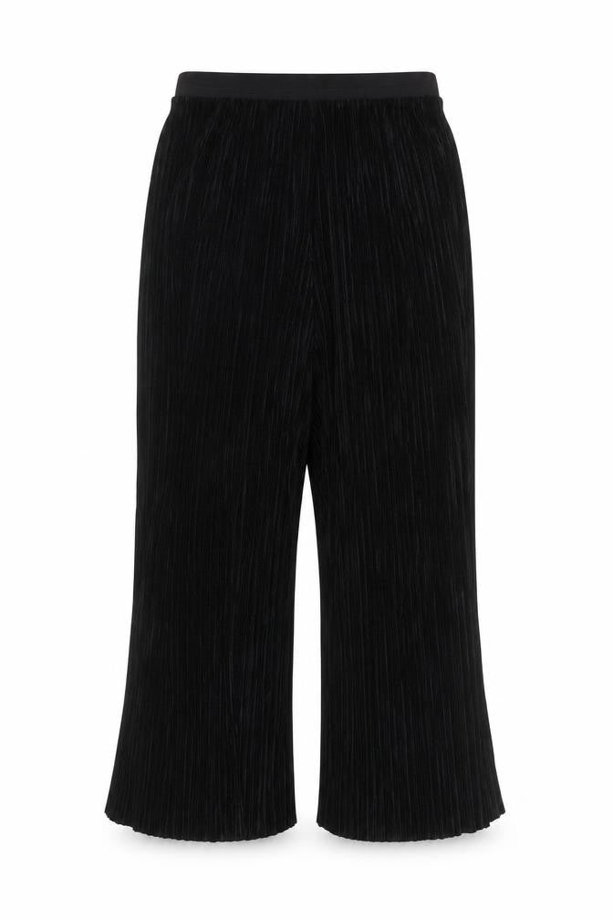 Red Herring Women's Black Wide-Leg Trousers Size 10