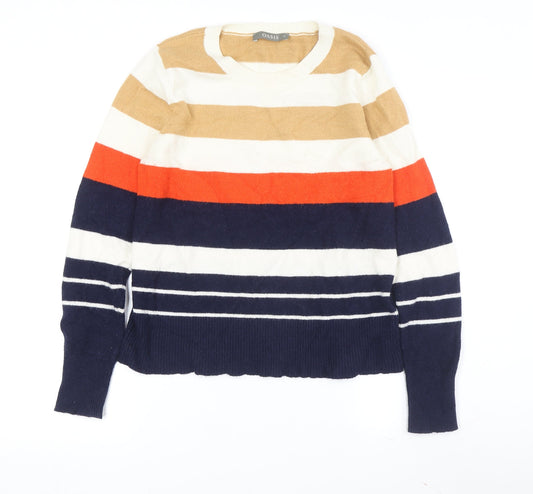 Womens UK Size M Oasis Multicoloured Pullover Jumper