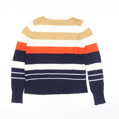 Womens UK Size M Oasis Multicoloured Pullover Jumper