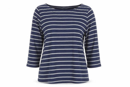 Womens UK Size 10 Crew Clothing Company Blue Basic T-Shirt