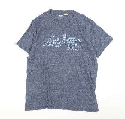 Levi's Men's Blue M Crew Neck T-Shirt