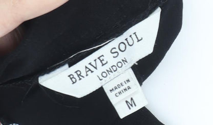 Womens UK Size M Brave Soul   Black Trousers