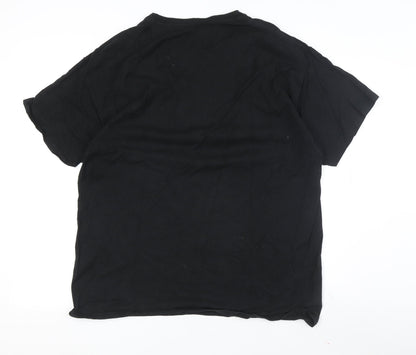 Mens UK Size L Champion Black  T-Shirt