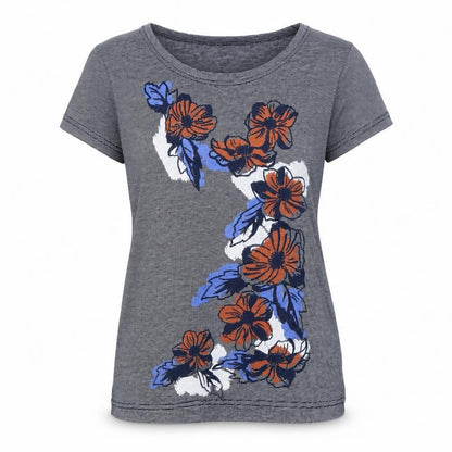 Womens UK Size M Isle Grey  T-Shirt