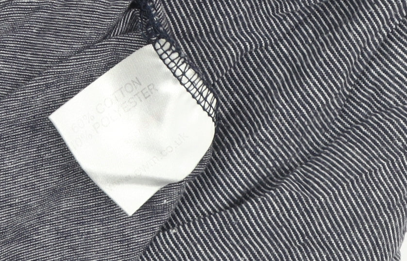 Isle Grey Floral T-Shirt for Women - Size M, Casual Wear