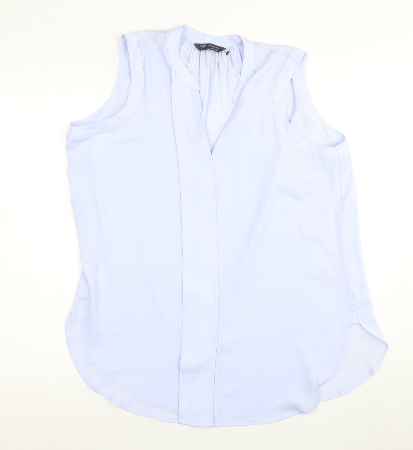 Womens UK Size 12 Marks and Spencer Blue  Blouse