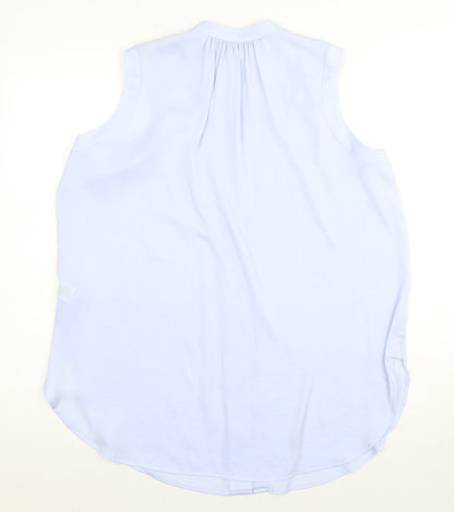 Womens UK Size 12 Marks and Spencer Blue  Blouse