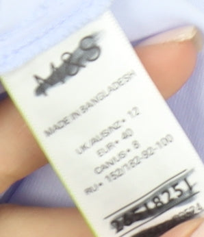 Womens UK Size 12 Marks and Spencer Blue  Blouse