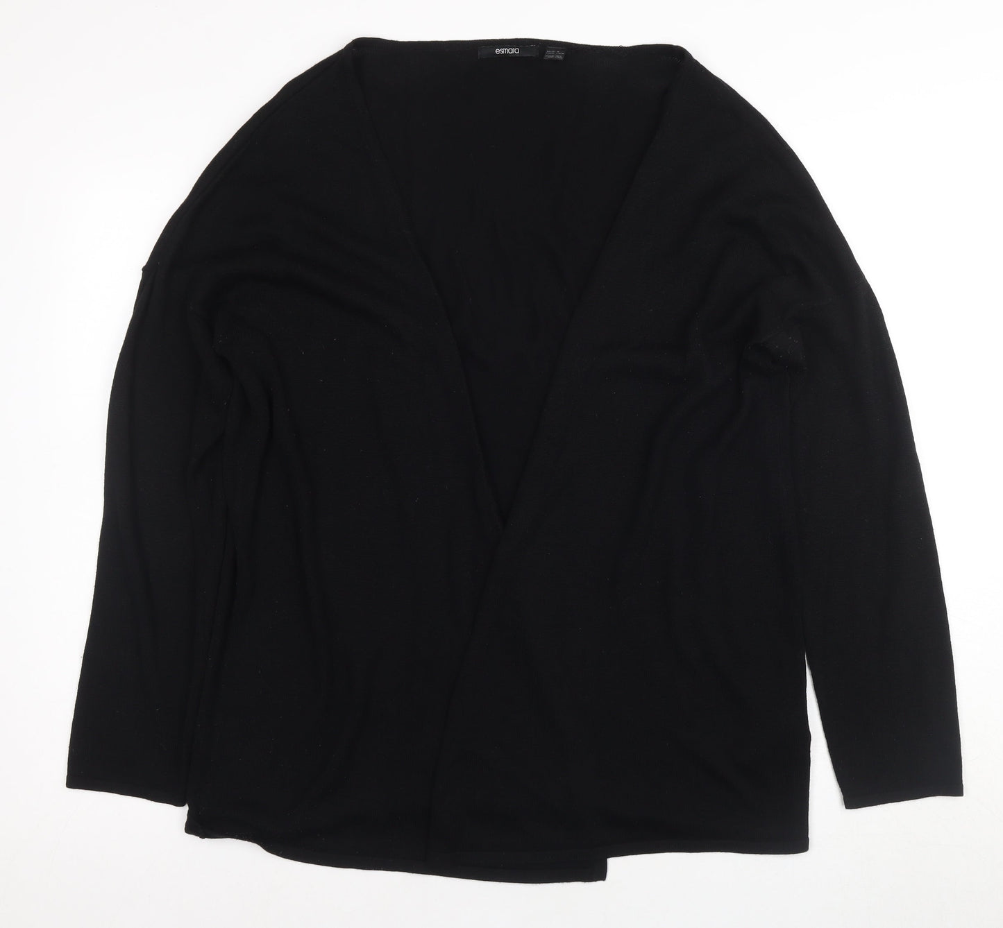Womens UK Size 18 ESMARA Black Cardigan Jumper