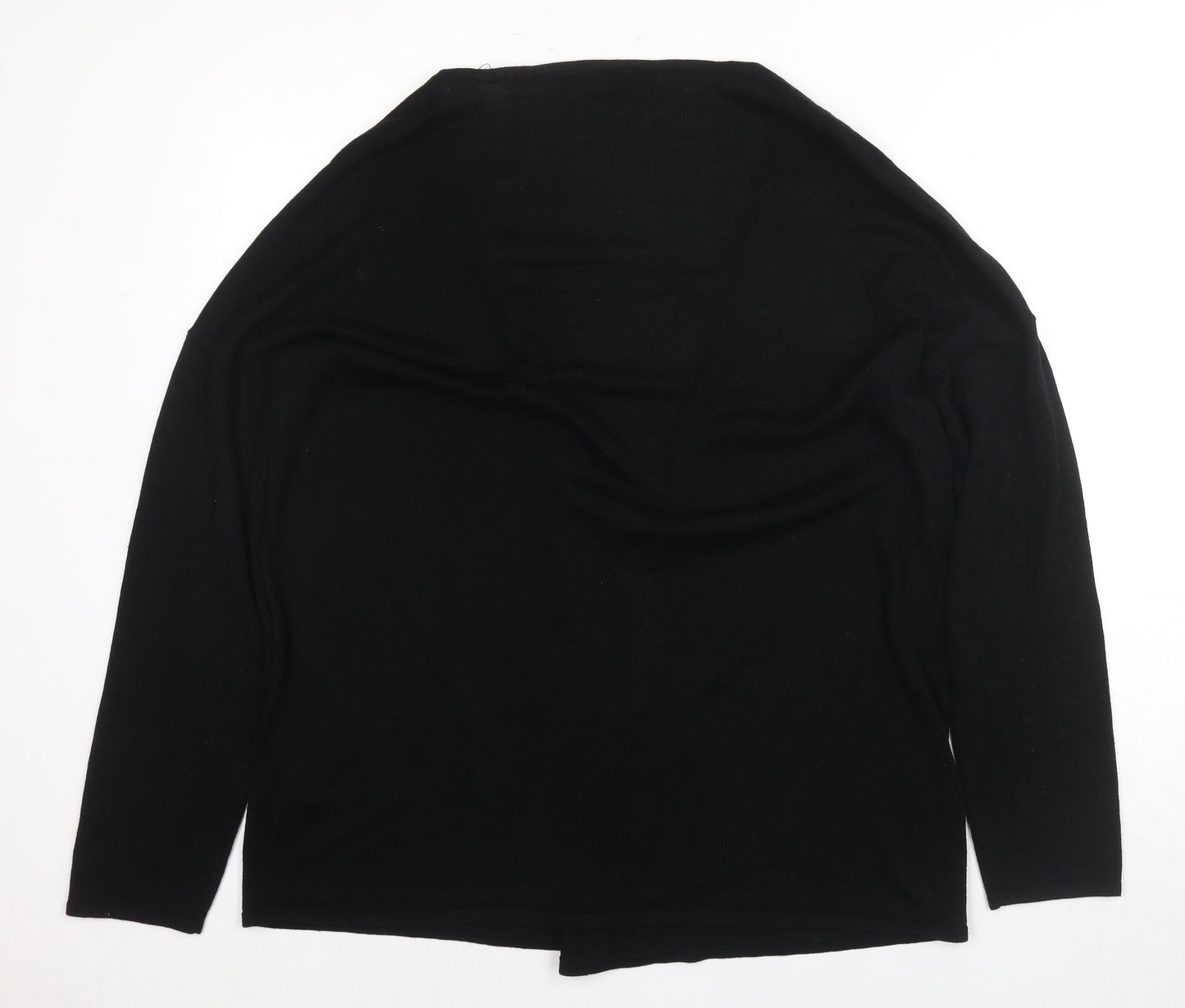 Womens UK Size 18 ESMARA Black Cardigan Jumper