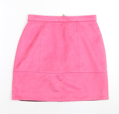 River Island Women's Pink Pencil Skirt Size 8