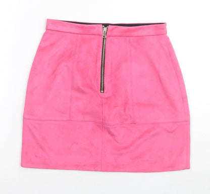River Island Women's Pink Pencil Skirt Size 8