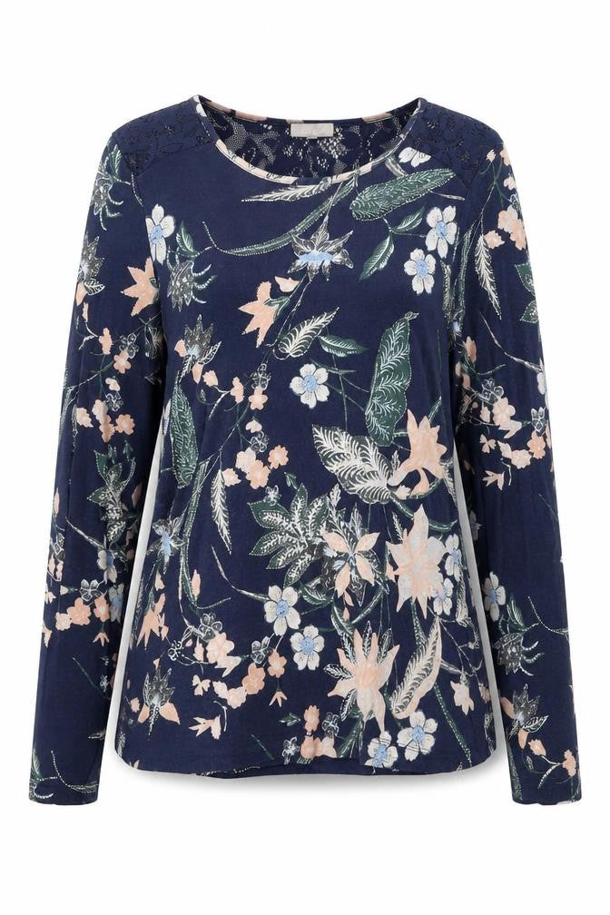 Womens UK Size 8 Olsen Multicoloured Basic T-Shirt