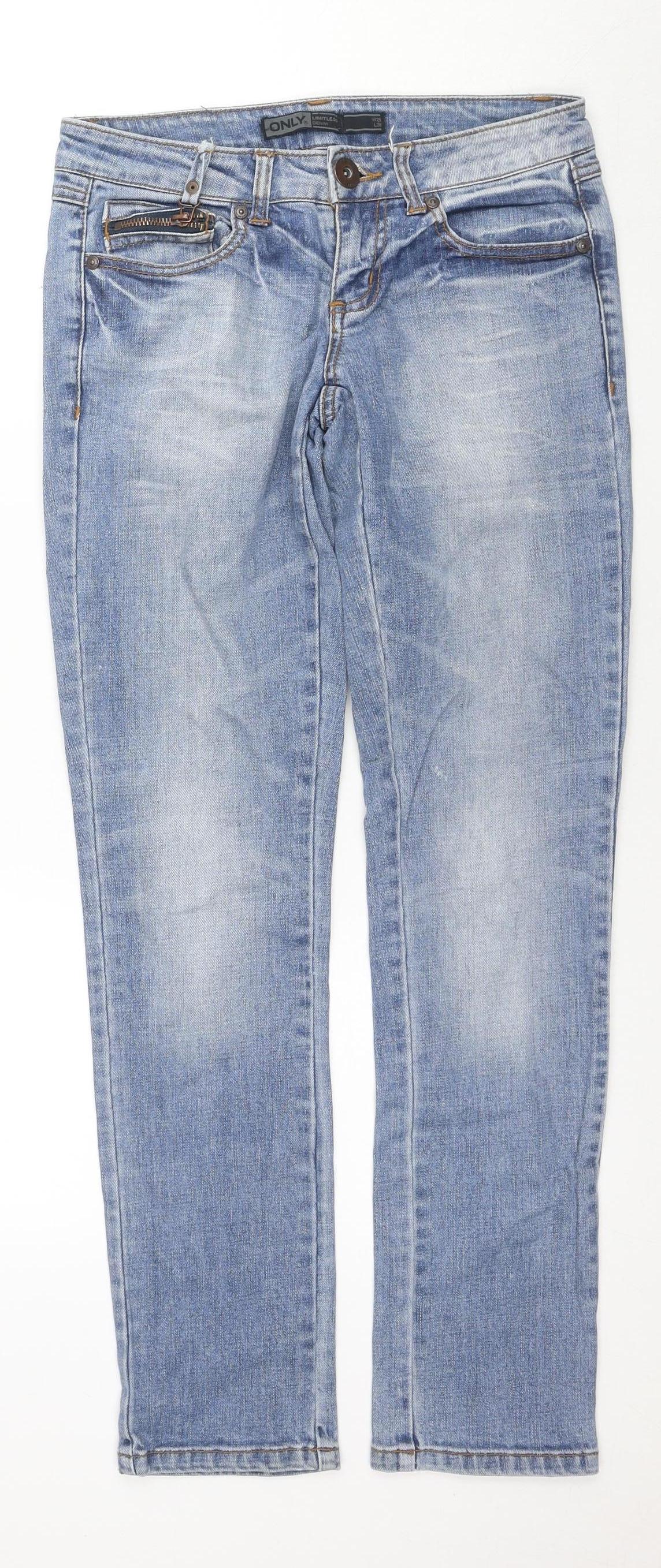 ONLY Women's Blue Skinny Jeans Size 6 - Stylish Denim