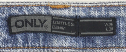 ONLY Women's Blue Skinny Jeans Size 6 - Stylish Denim