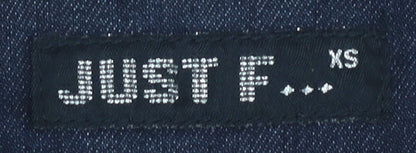 Just F Women's Blue XS Straight Jeans