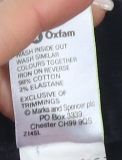 Marks and Spencer Women's Black Corduroy Skirt