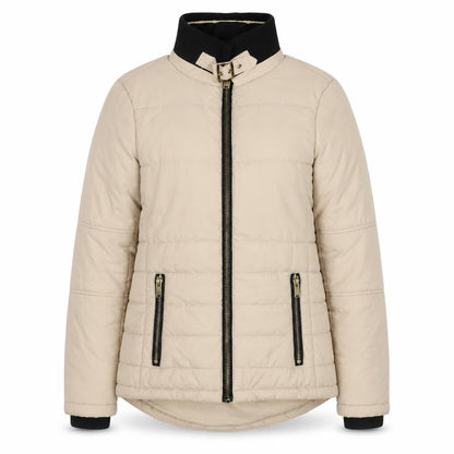 River Island Women's Beige Puffer Jacket Size 8