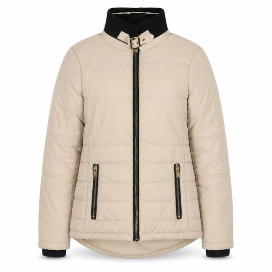 River Island Women's Beige Puffer Jacket Size 8