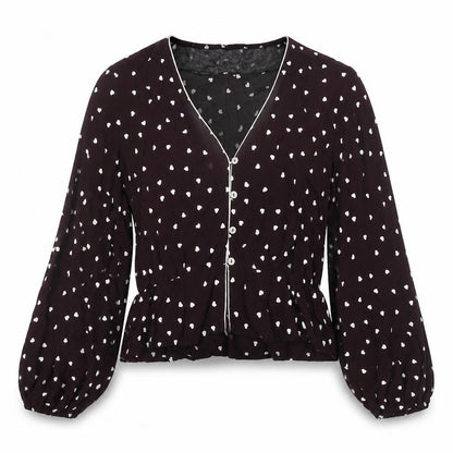 Womens UK Size 8 Topshop Black  Blouse