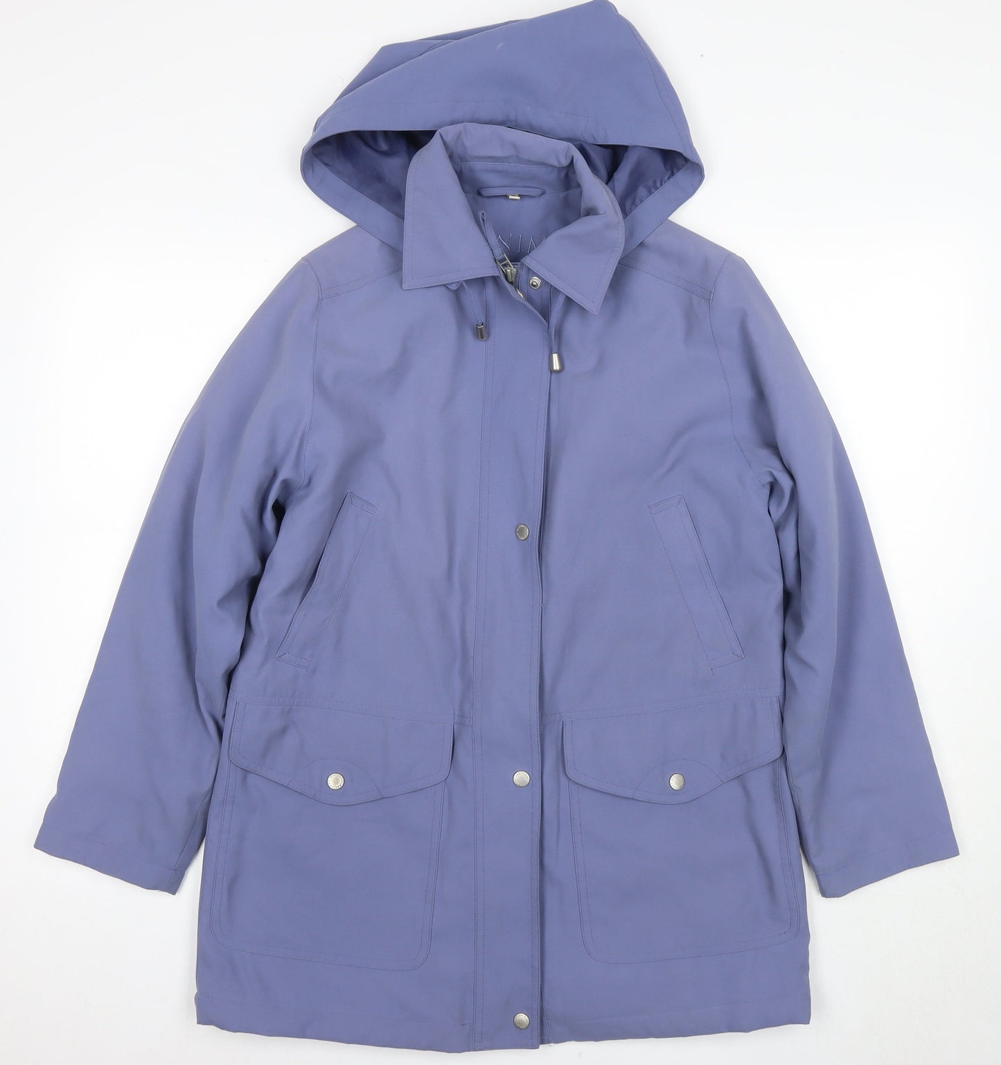 Womens UK Size S Dannimac Blue Parka Coat