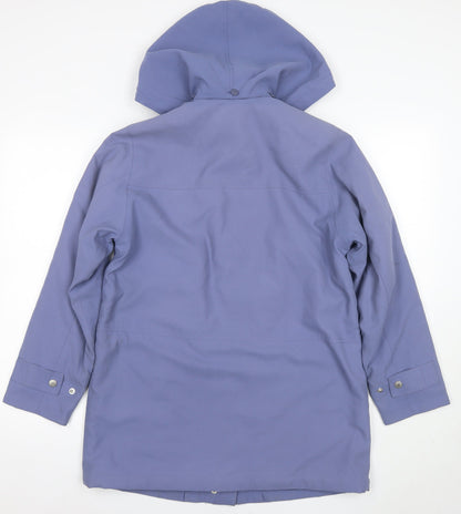 Womens UK Size S Dannimac Blue Parka Coat