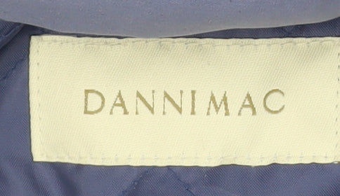 Womens UK Size S Dannimac Blue Parka Coat
