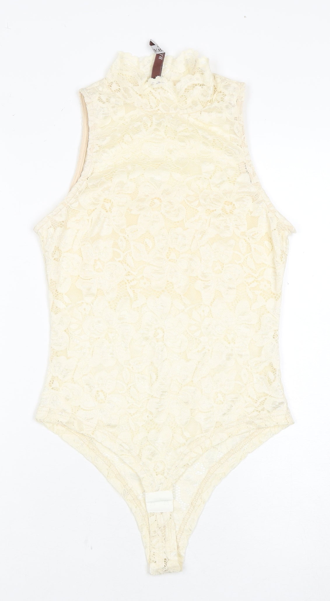 BY SWAN Ivory Lace Bodysuit Women’s S Party