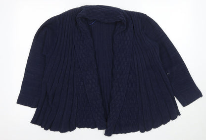 Womens UK Size M simply stock shop Blue Cardigan Jumper