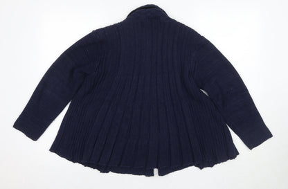 Womens UK Size M simply stock shop Blue Cardigan Jumper