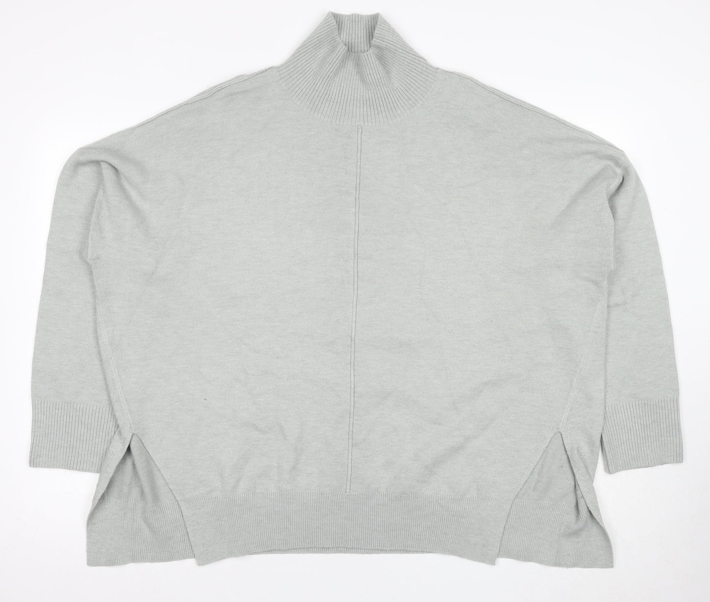 French Connection Women's Grey XL High Neck Jumper