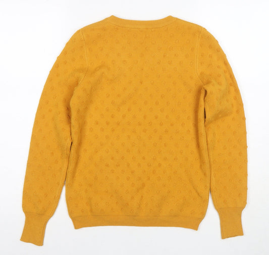 Womens UK Size XS Oasis Yellow Pullover Jumper