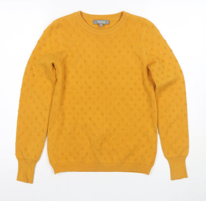 Womens UK Size XS Oasis Yellow Pullover Jumper