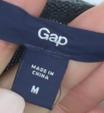 Gap Women's Grey Wrap Jumper M Wool Blend