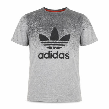 Adidas Womens Grey Graphic T-Shirt, Size 12