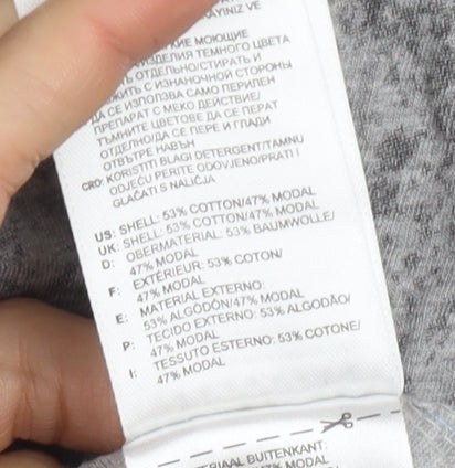 Adidas Men's Grey Graphic T-Shirt, Size 12