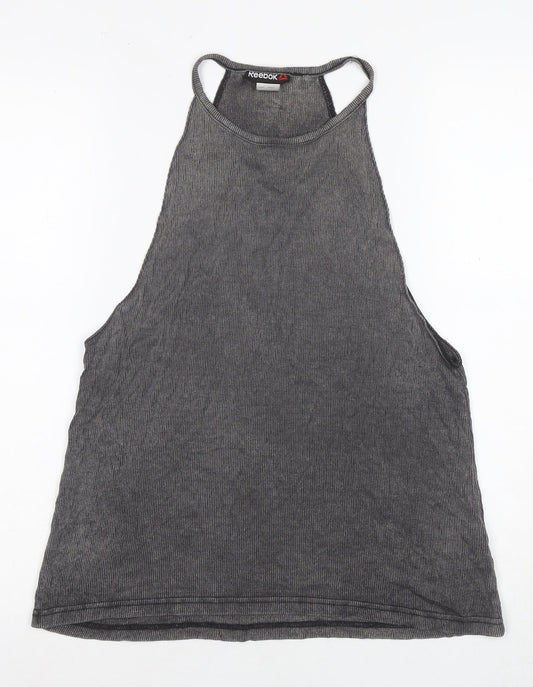 Womens UK Size S Reebok Grey Basic Tank