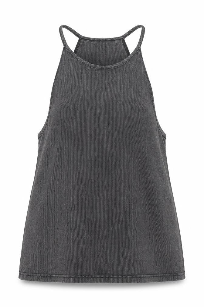 Womens UK Size S Reebok Grey Basic Tank
