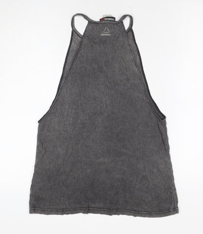 Womens UK Size S Reebok Grey Basic Tank