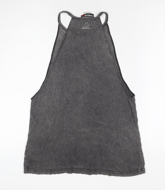 Womens UK Size S Reebok Grey Basic Tank