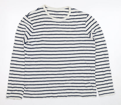 Womens UK Size L J.CREW Blue Basic T-Shirt