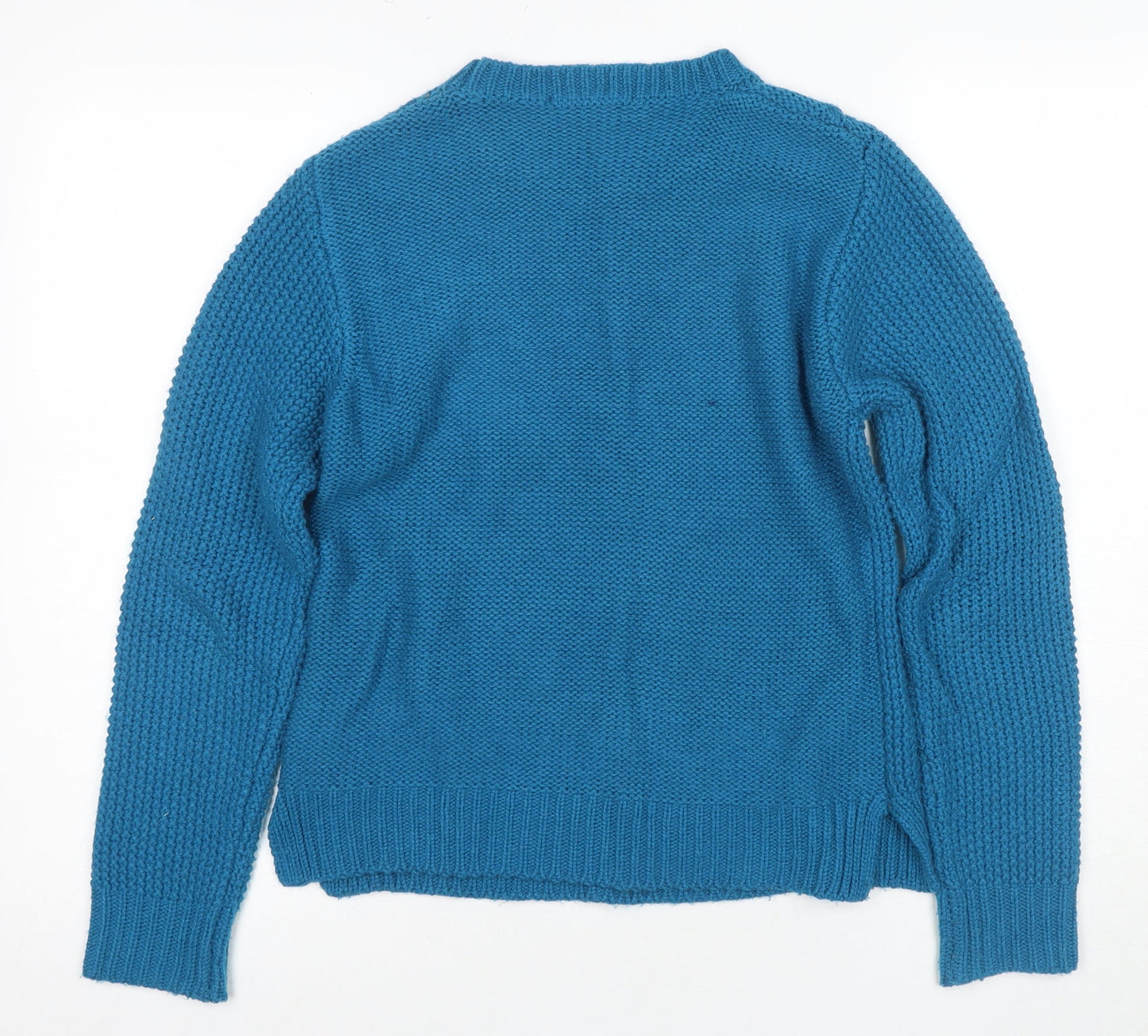 Womens UK Size S Oasis Blue Pullover Jumper