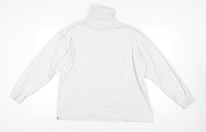 Mens UK Size L Donnay White Pullover Sweatshirt