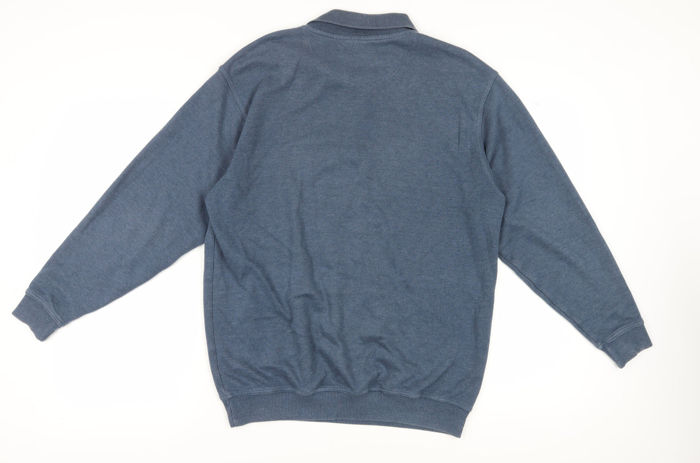 Mens UK Size S EWM Blue Henley Sweatshirt