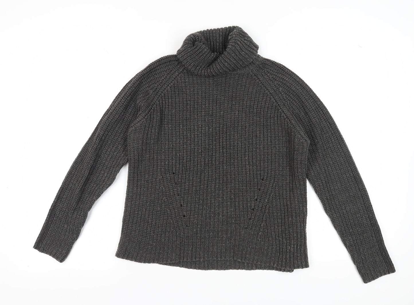Womens UK Size S Jacqueline de Yong Grey Pullover Jumper