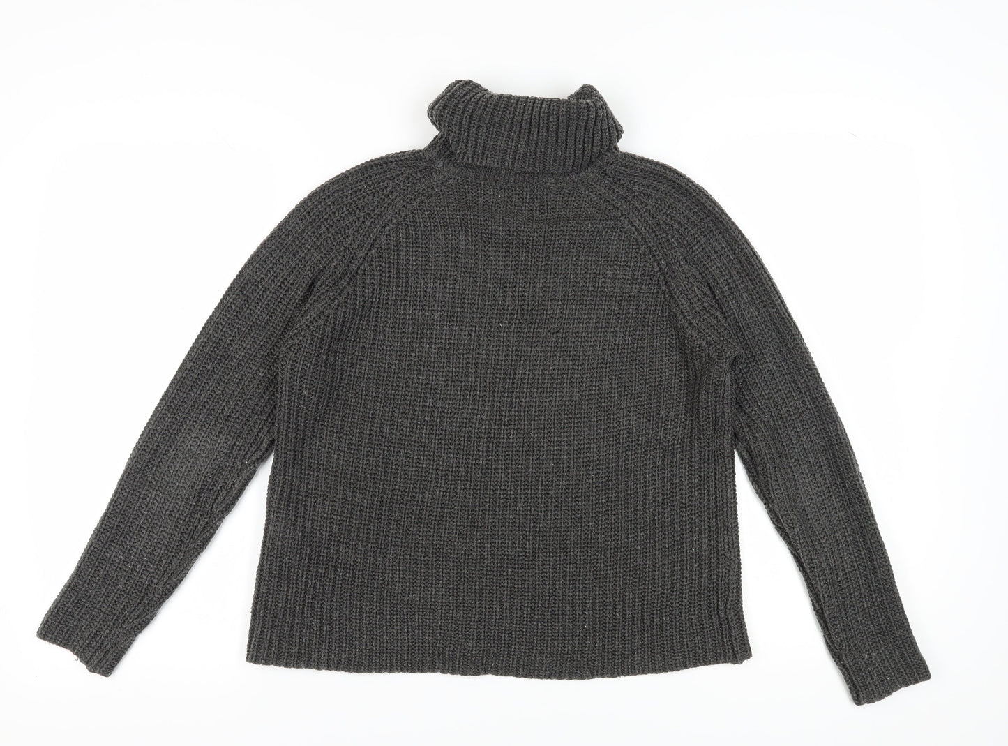 Womens UK Size S Jacqueline de Yong Grey Pullover Jumper