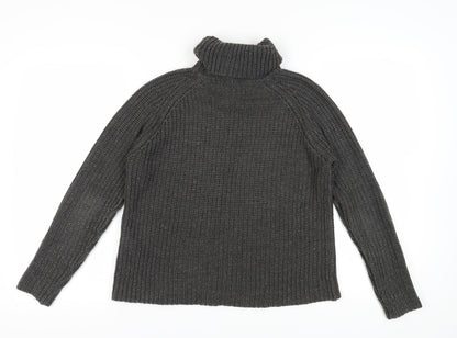 Womens UK Size S Jacqueline de Yong Grey Pullover Jumper